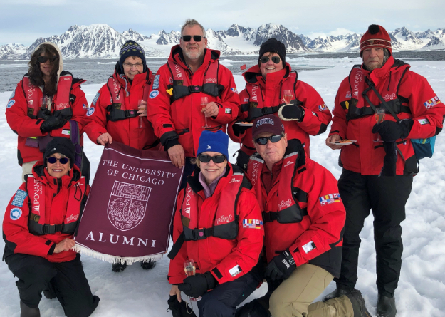 UChicago Alumni Travel group in Antarctica