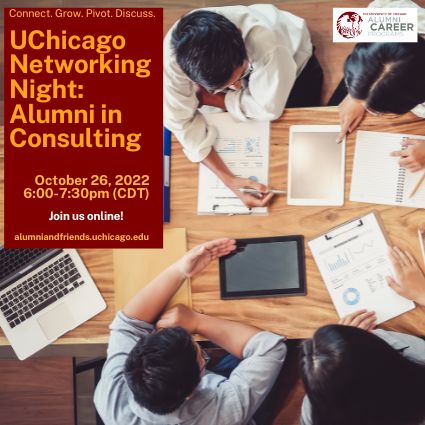 UChicago Networking Nights Alumni in Consulting Logo